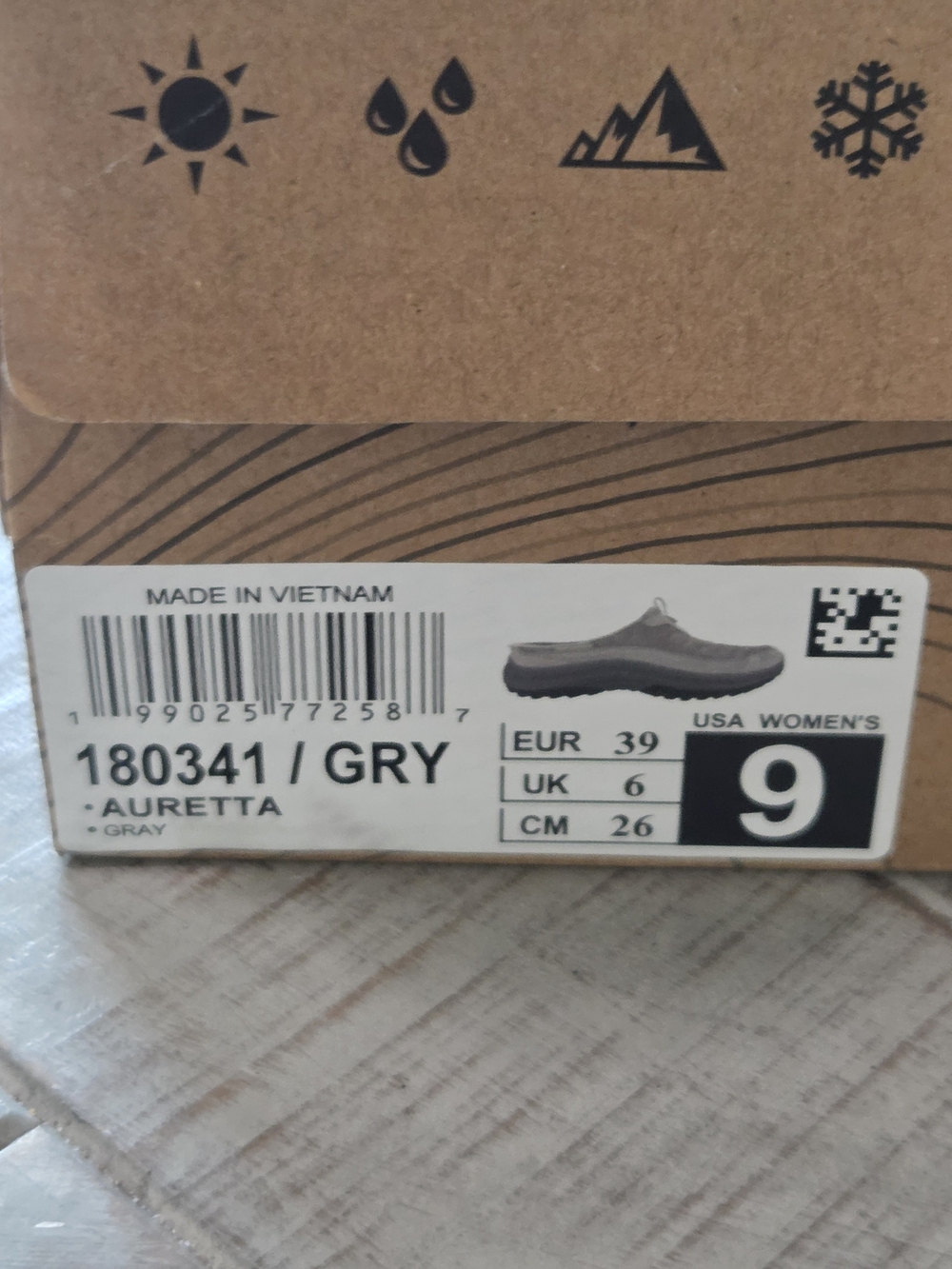 Skechers Auretta Quilted Clogs Gray Memory Foam Women’s 9 NWT - Picture 2 of 8